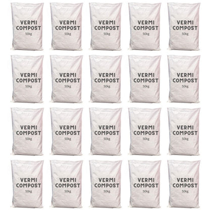 Vermicompost(Dry) Enriched 100% Organic - Bulk Pack (25kg and 50kg Sack)