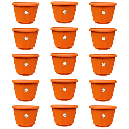 6 Inch Lotus Planter - Terracotta Colour