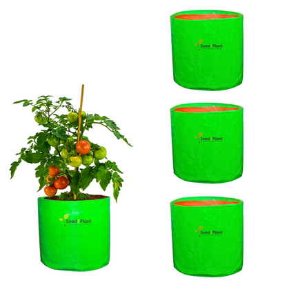 12x12 Inches (1x1 Ft) - 260 GSM HDPE Round Grow Bag