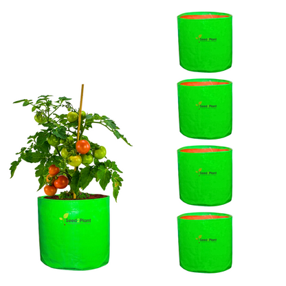 12x12 Inches (1x1 Ft) - 260 GSM HDPE Round Grow Bag