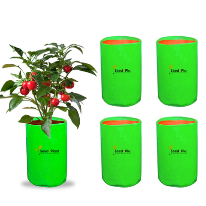 12x24 Inches (1x2 Ft) - 220 GSM HDPE Round Grow Bag