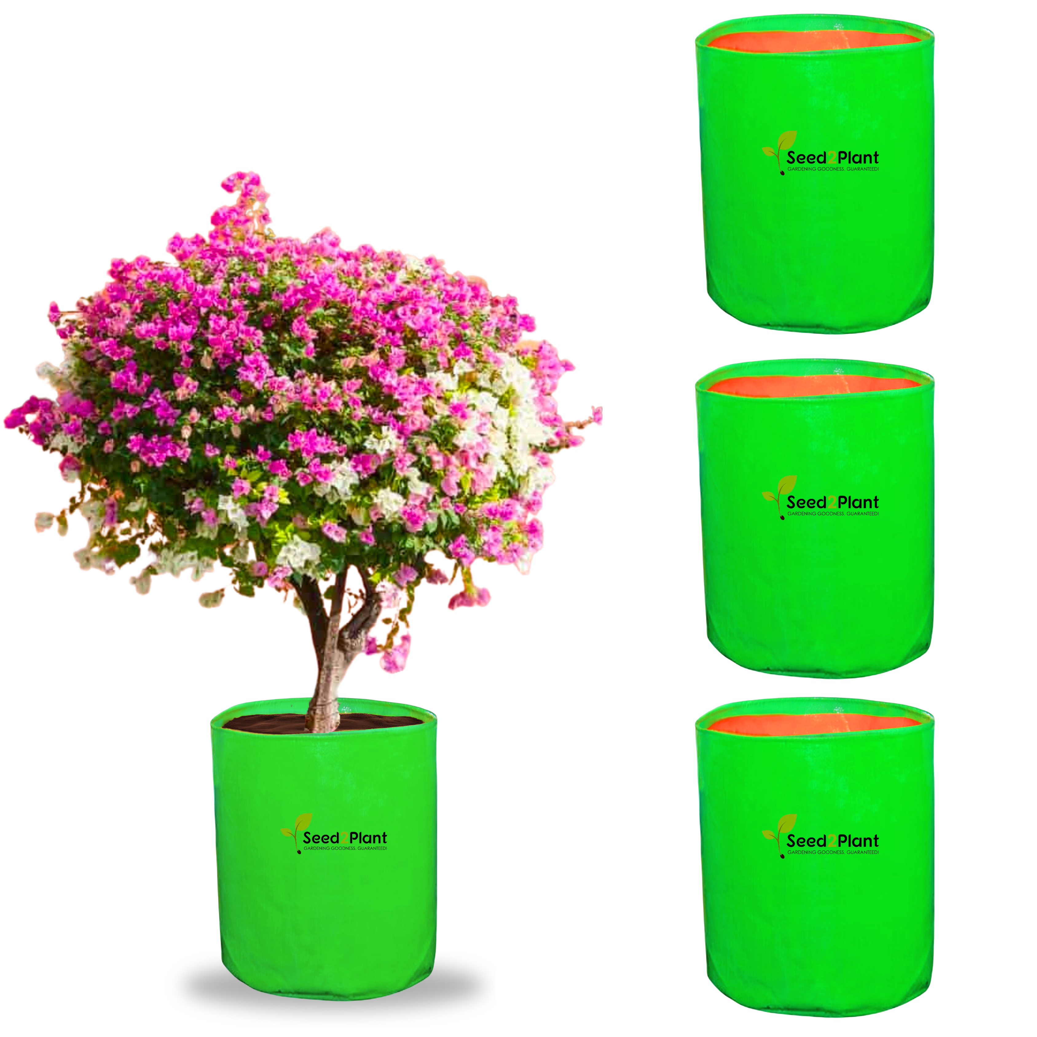 18x24 Inches (1½x2 Ft) - 260 GSM HDPE Round Grow Bag