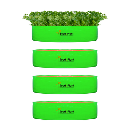 18x6 Inches (1½x 1⁄2 Ft) - 260 GSM HDPE Round Spinach Grow Bag