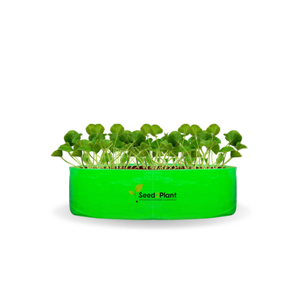 18x9 Inches (1½x¾ Ft) - 220 GSM HDPE Round Spinach Grow Bag