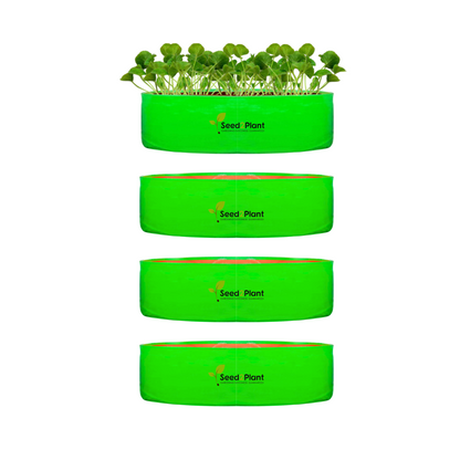 18x9 Inches (1½x¾ Ft) - 220 GSM HDPE Round Spinach Grow Bag