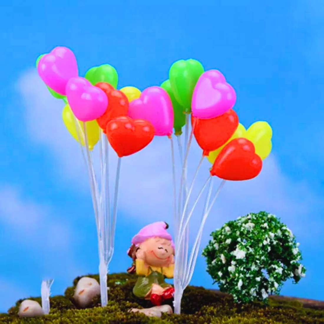 Balloons Garden Decorative Miniature