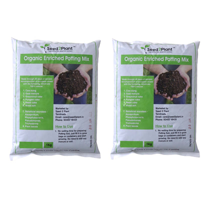 Potting Soil - 100% Organic with 8 Fertilizers and 4 Beneficial Microbes