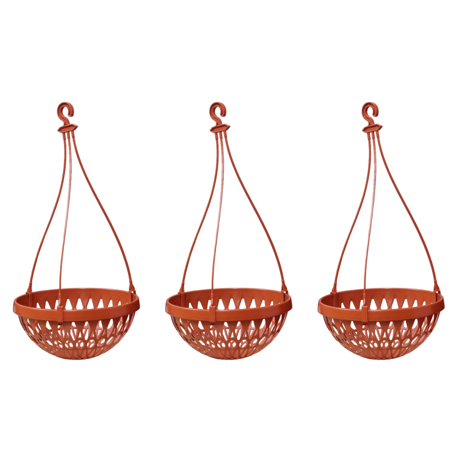 Hanging Orchid Pot - Terracotta Colour