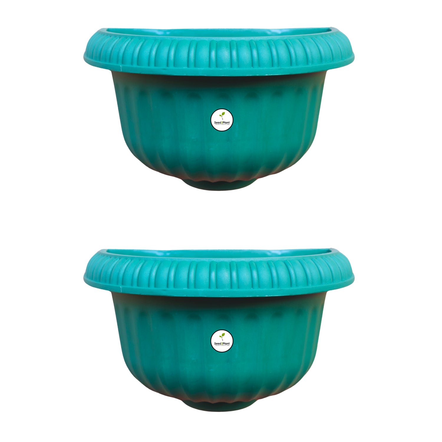 Vibrant Wall Mounted Planter - Green Colour