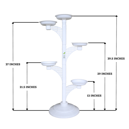 5-Tier Decorative Plant Stand - Multiple Configuration Options