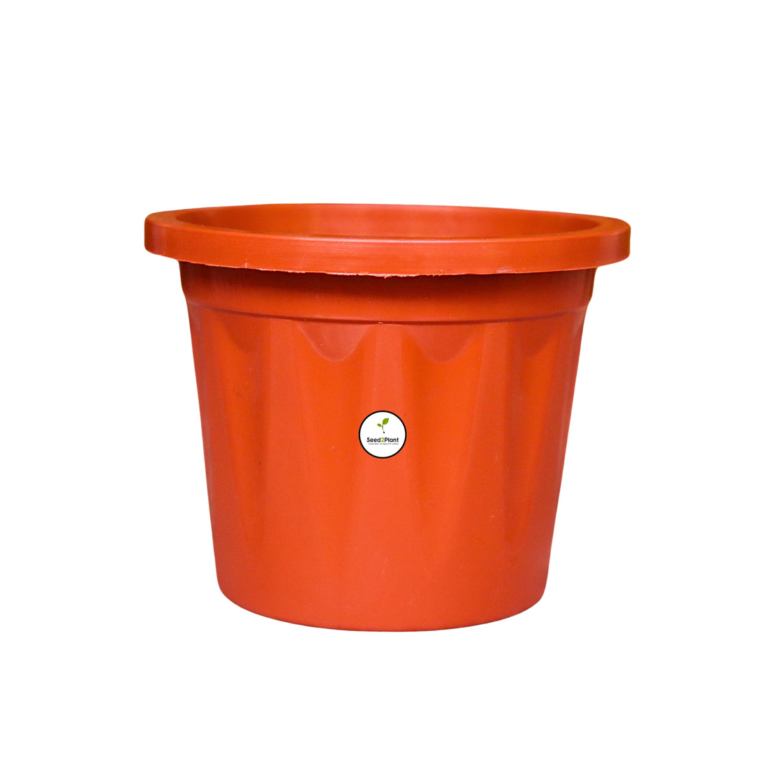 5 Inch Plastic Pot / Planter - Terracotta Colour