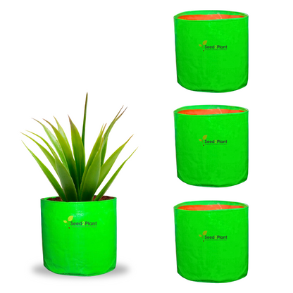 6x6 Inches (½x½ Ft) - 220 GSM HDPE Round Grow Bag