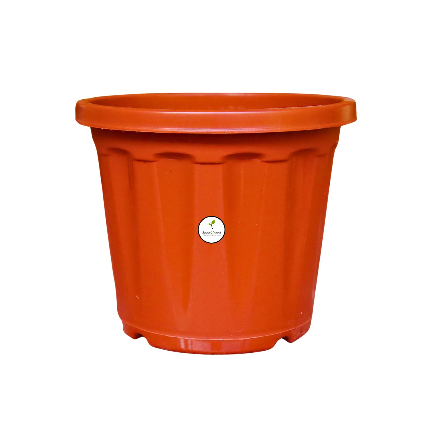 7 Inch Plastic Pot / Planter - Terracotta Colour