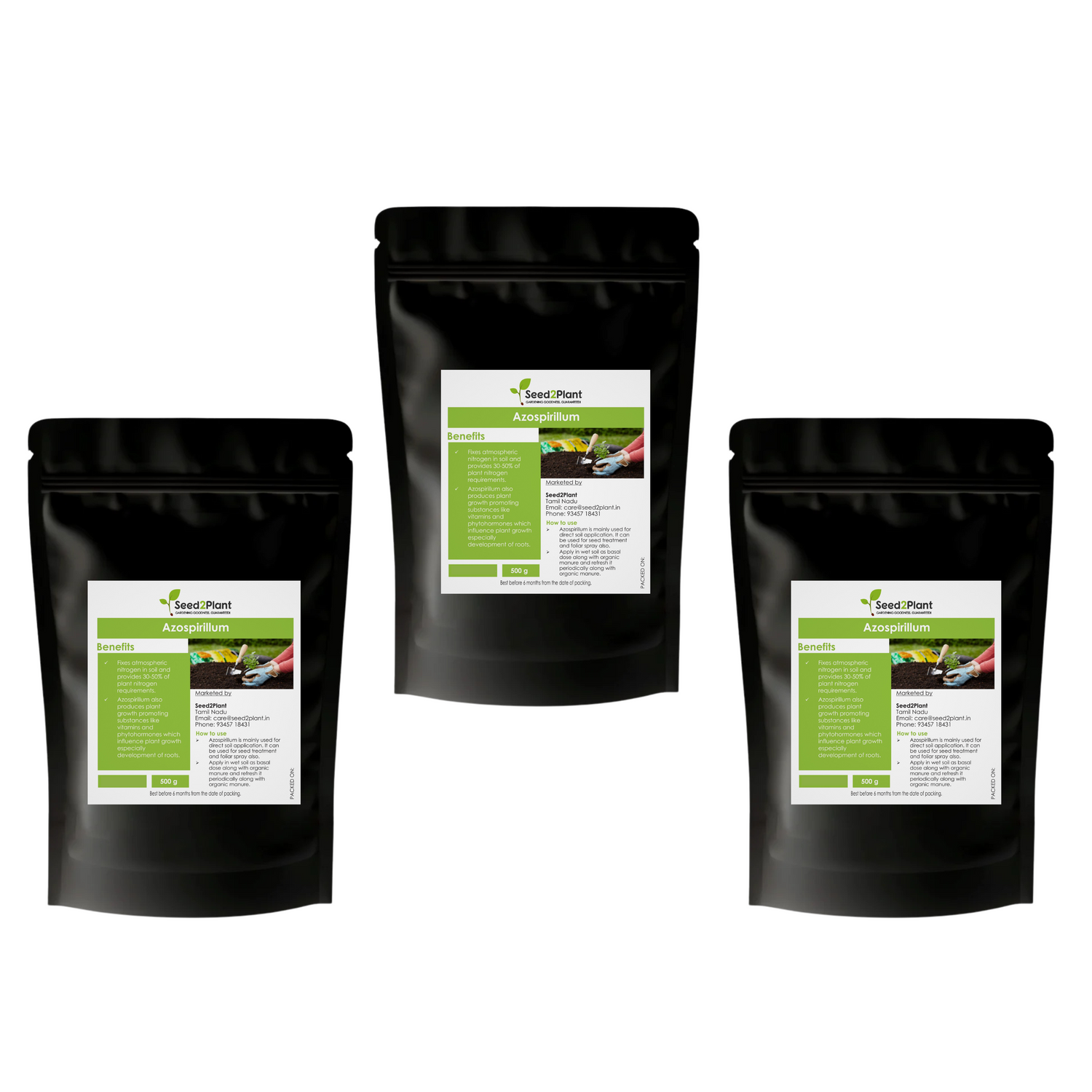Azospirillum Nitrogen Fixing Biofertilizer