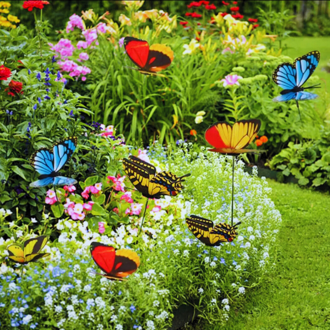 Butterfly Garden Decorative Stakes