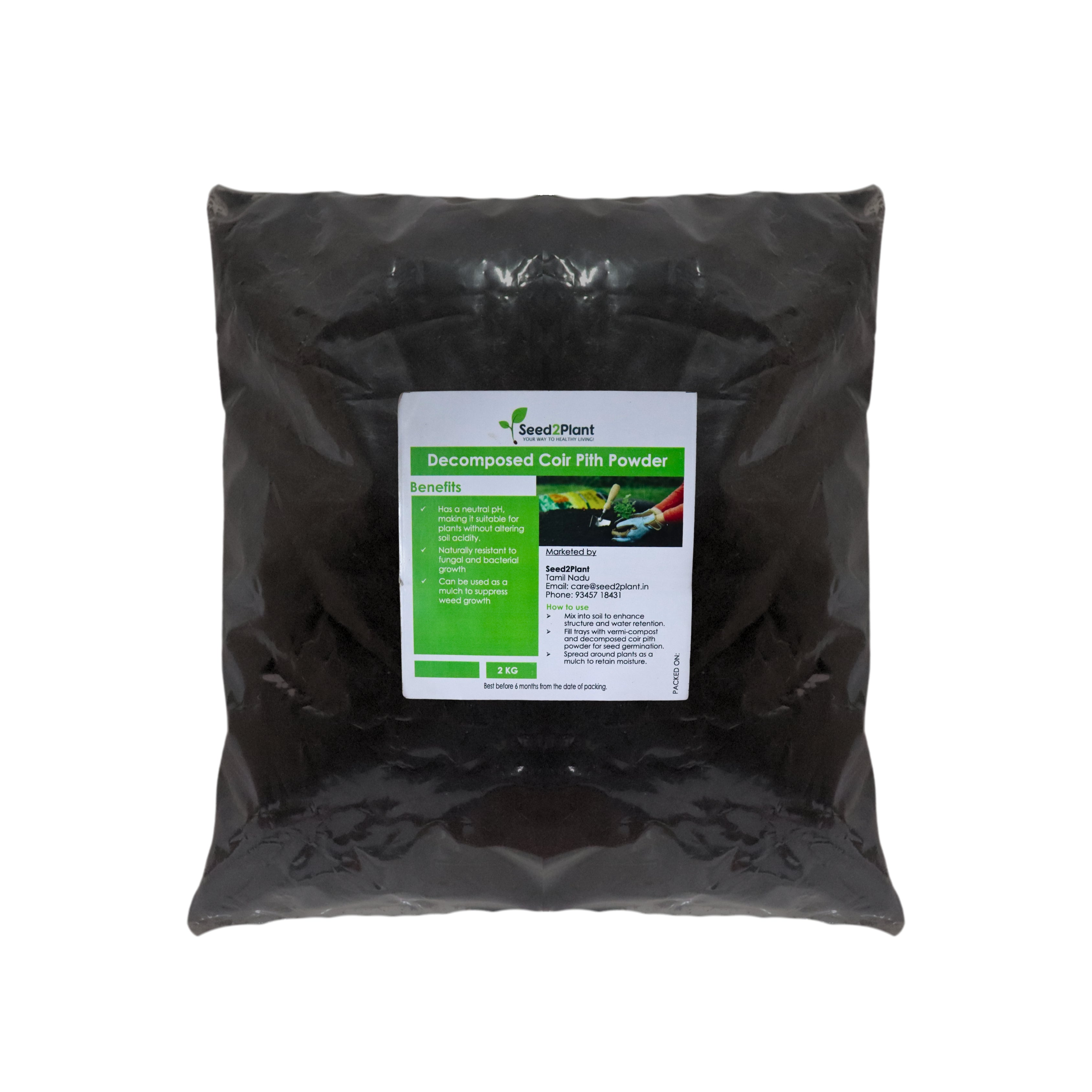 Decomposed Coir Pith Powder - 2 KG – Seed2Plant