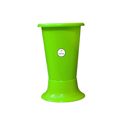 Galaxy Indoor Plastic Pot - Green Colour