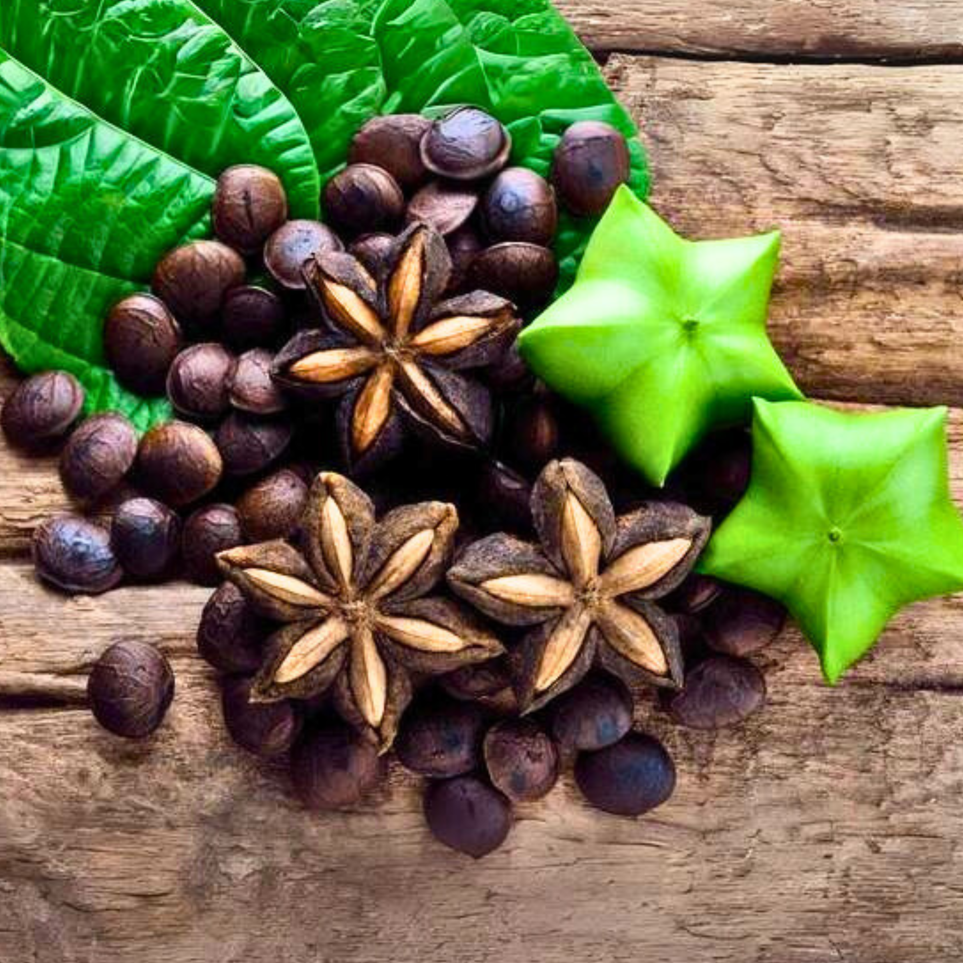 Inca-Peanut Fruit Plant (Plukenetia Volubilis)