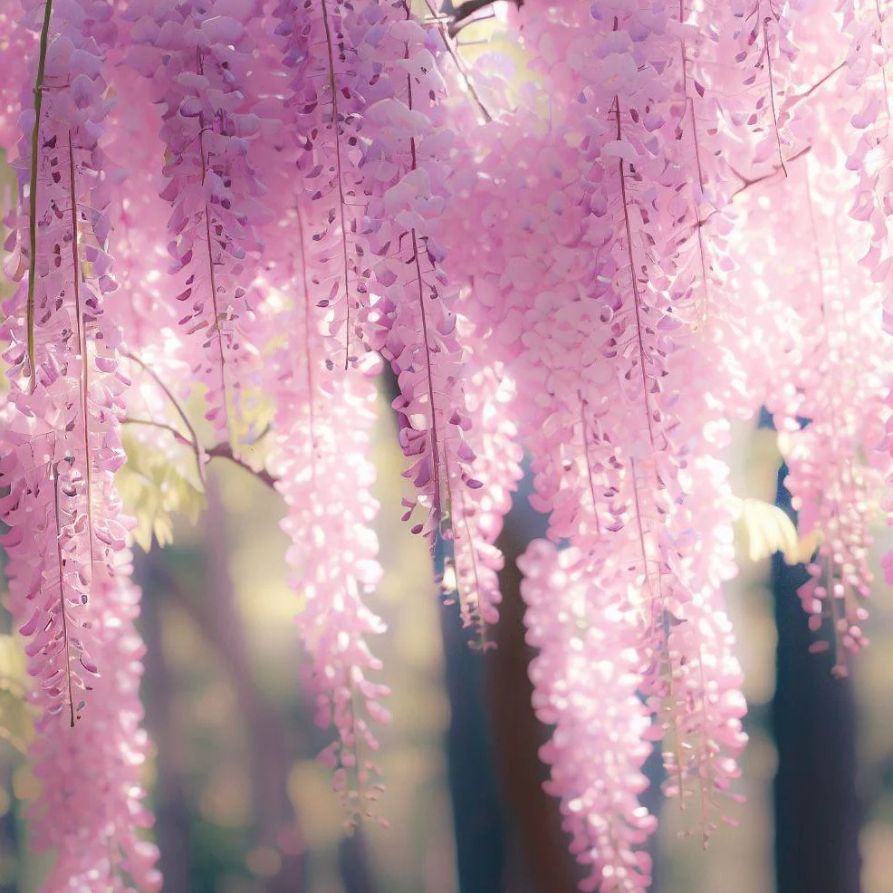 Japanese Pink Wisteria (Wisteria floribunda) Rare Fragrant Flowering Live Plant