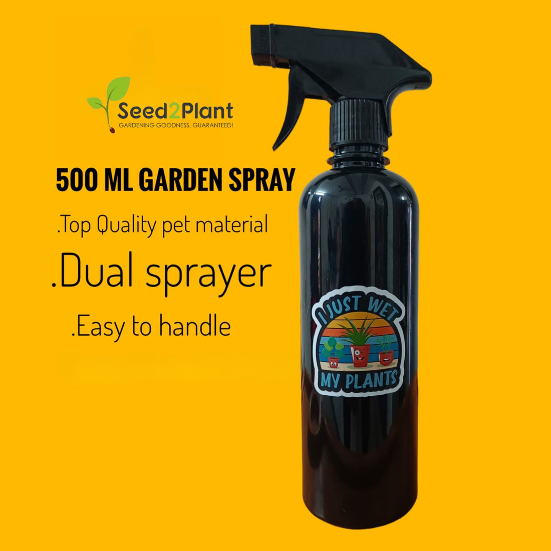 ½ Litre (500 ml) Garden Sprayer – Black Colour