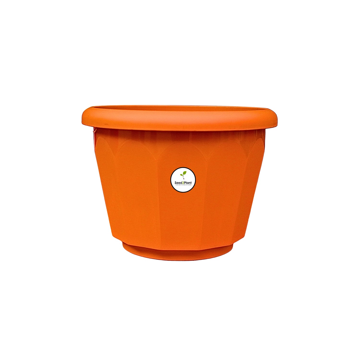 6 Inch Lotus Planter - Terracotta Colour