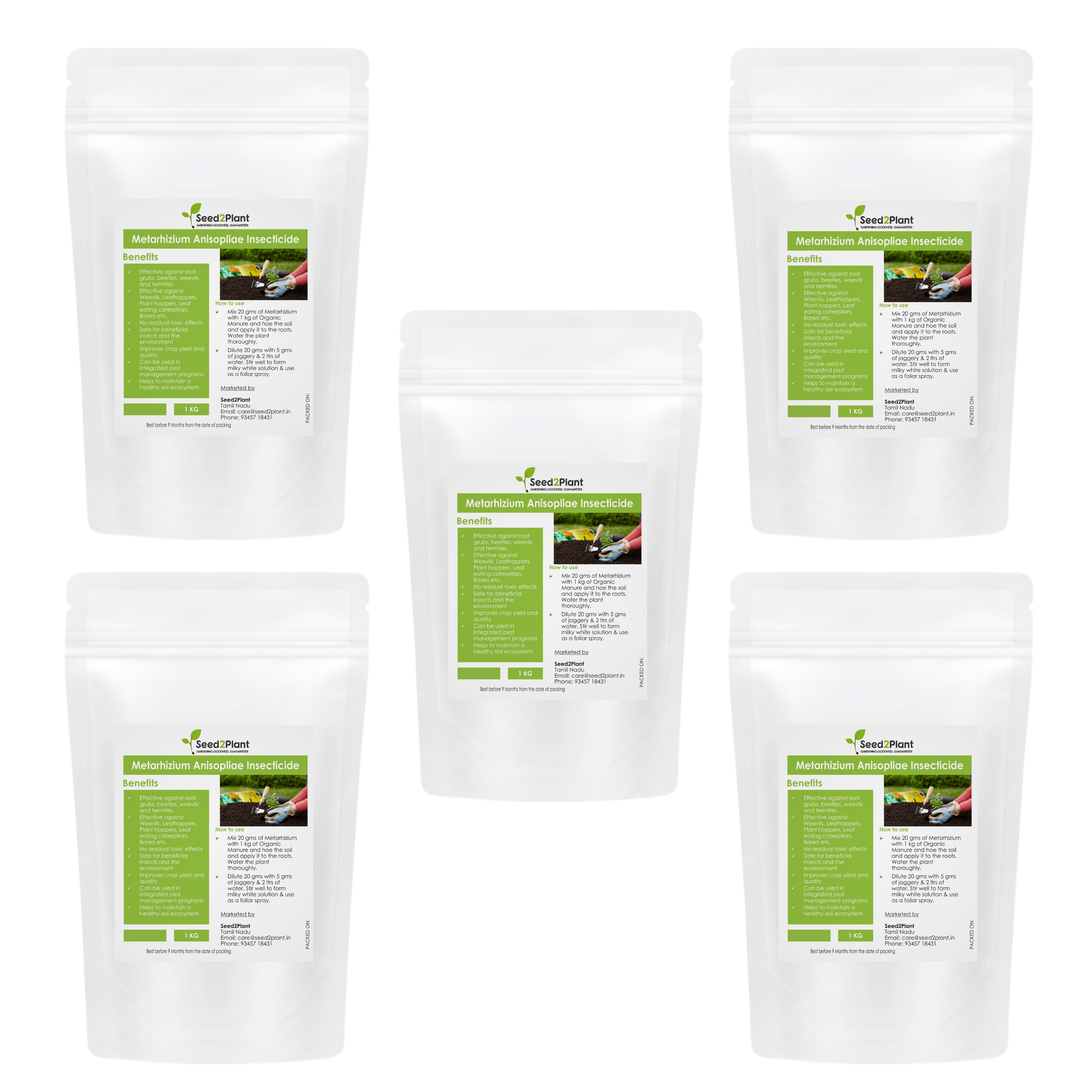 Metarhizium Anisopliae Bio Insecticide - 100% Organic