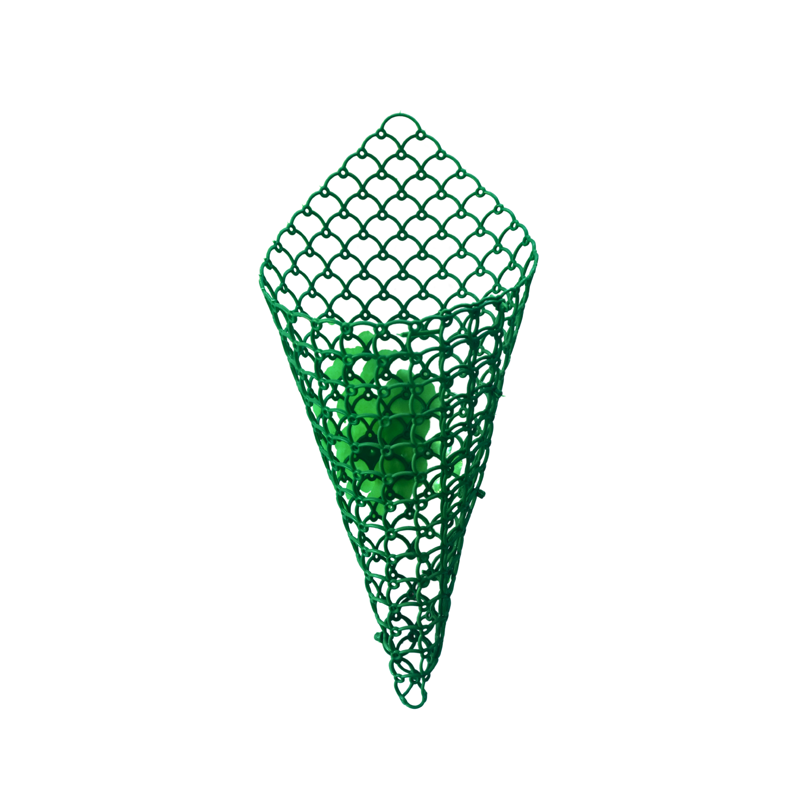 Orchid Cone Net Planter - Green Colour