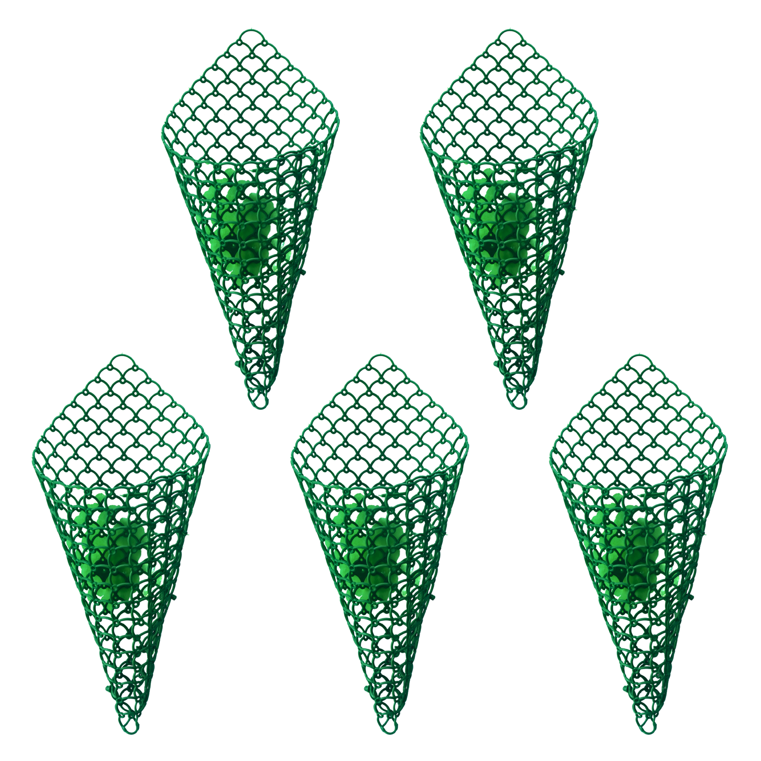 Orchid Cone Net Planter - Green Colour