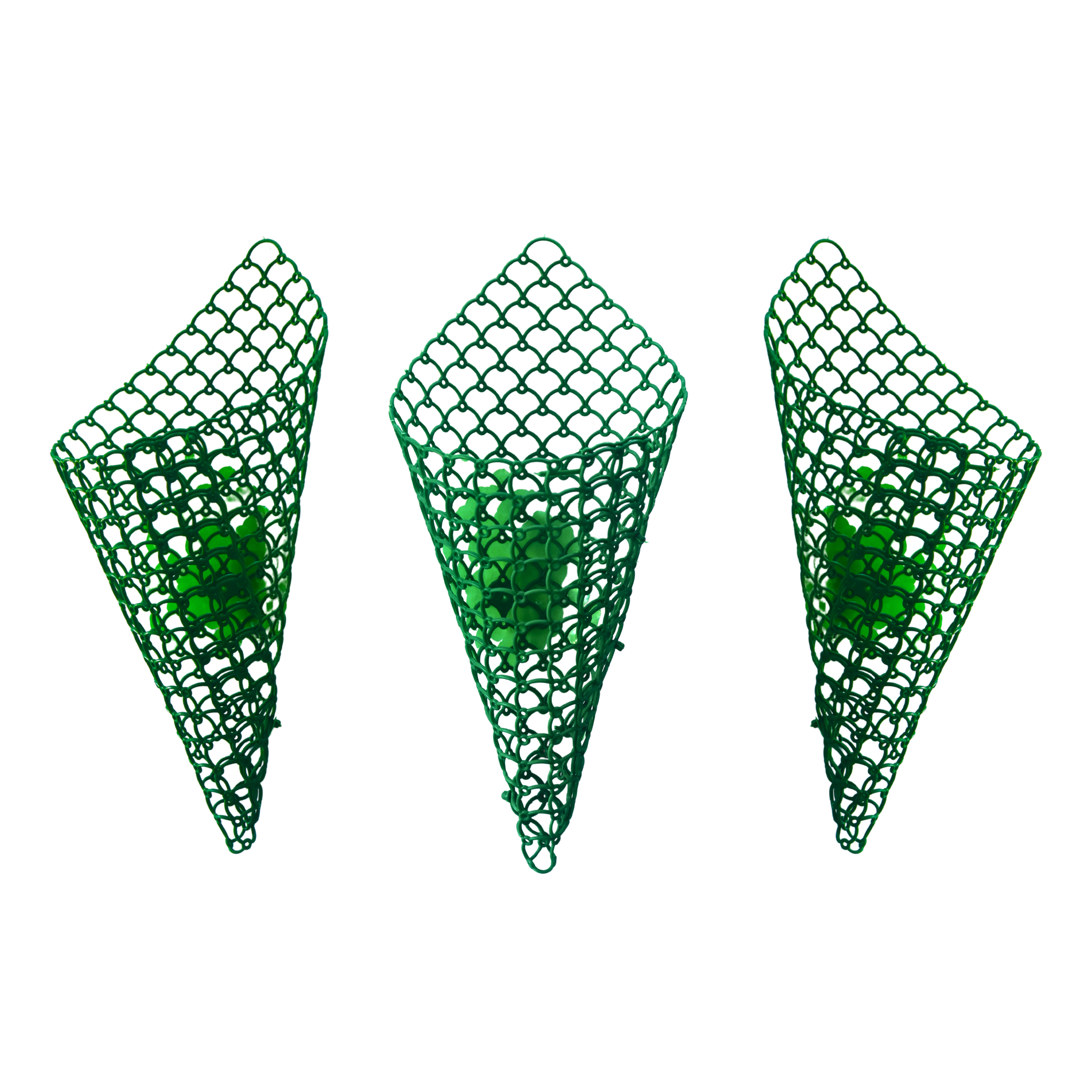 Orchid Cone Net Planter - Green Colour