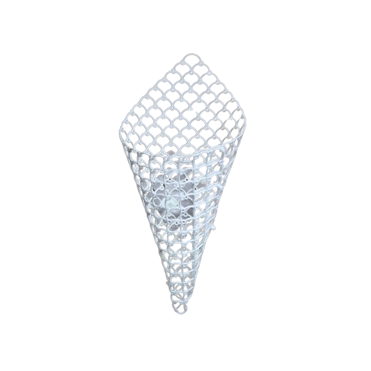 Orchid Cone Net Planter - White Colour