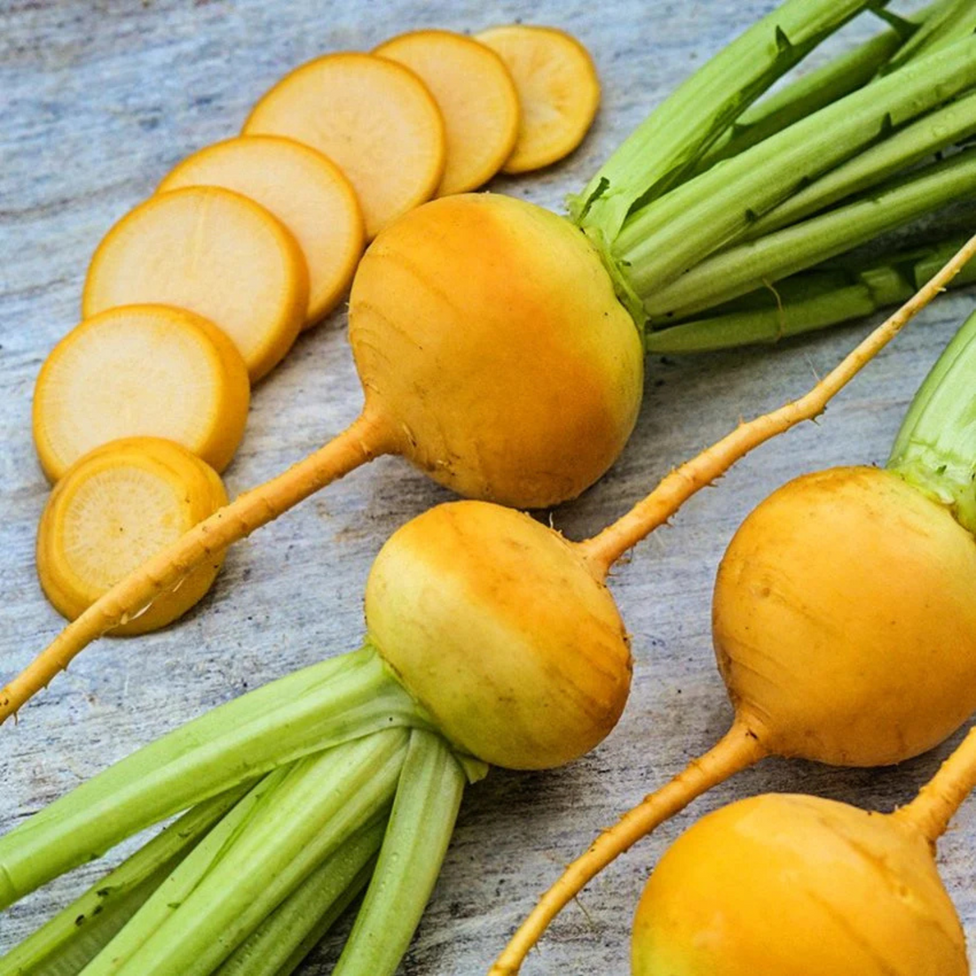 Organic Turnip Golden Ball Seeds - Open Pollinated