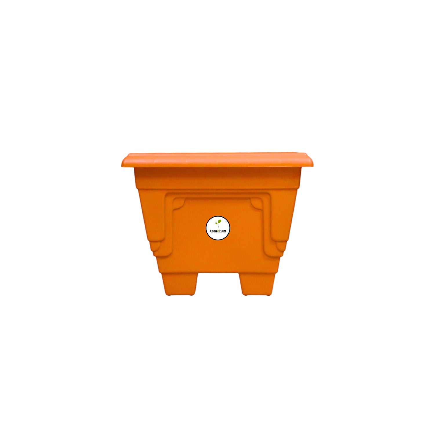 Prakriti Planter | Stylish Indian Terrace Garden 8 Inch Pot - Terracotta Colour