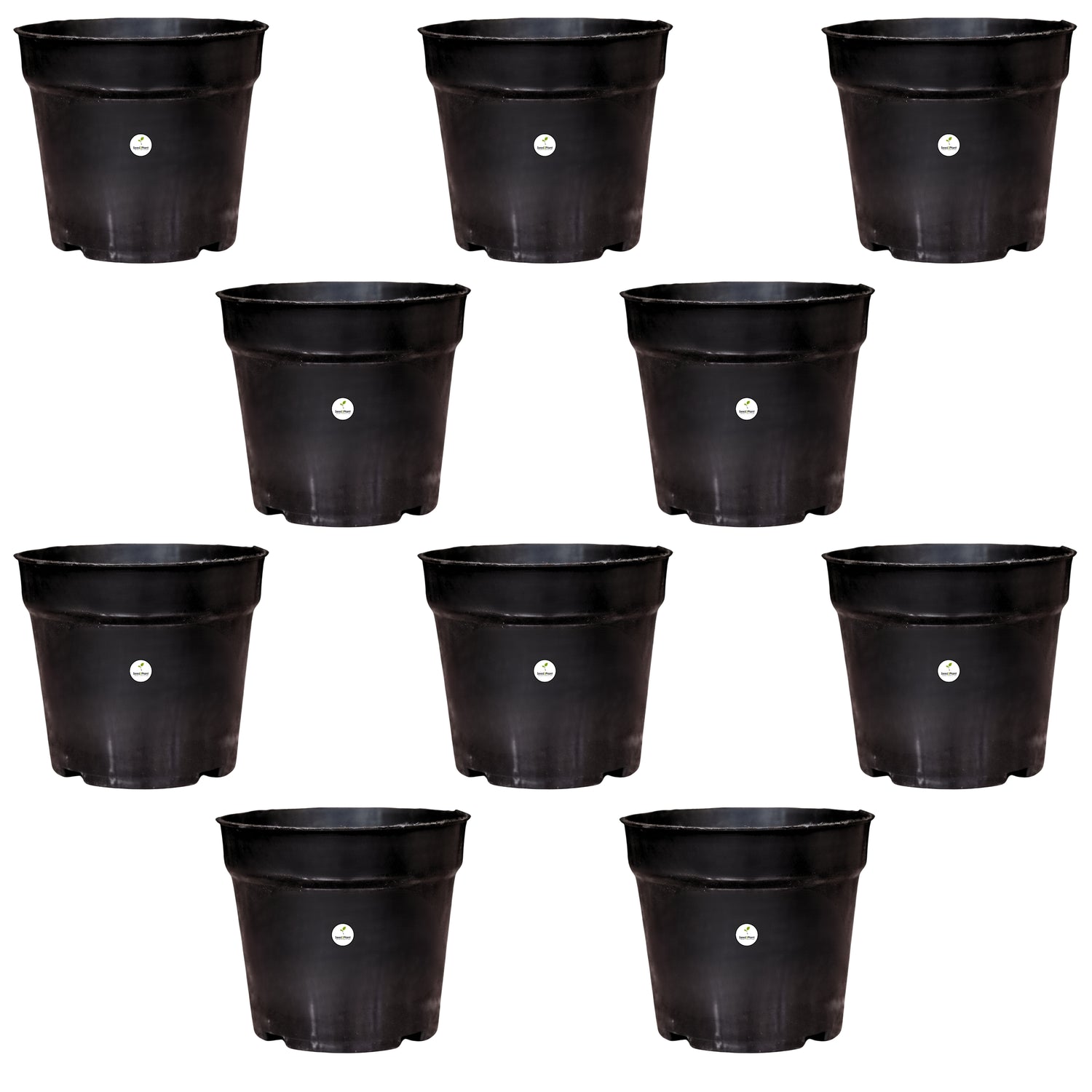 Plastic Nursery Pot / Planter - Black Colour