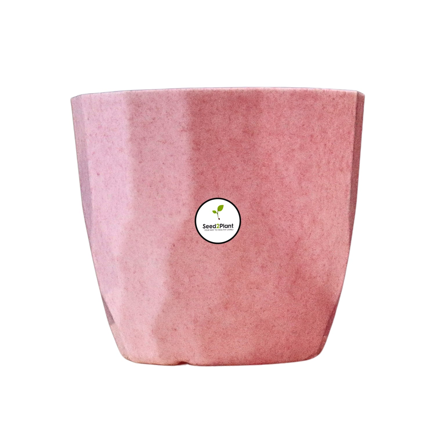 Indoor Tabletop Small Planter Plastic Pot - Light Pink Colour