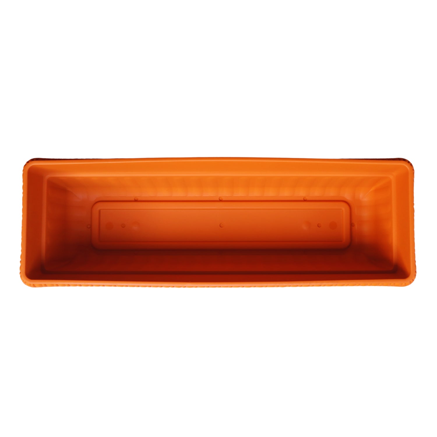 Vibrant Terracotta Rectangular Planter