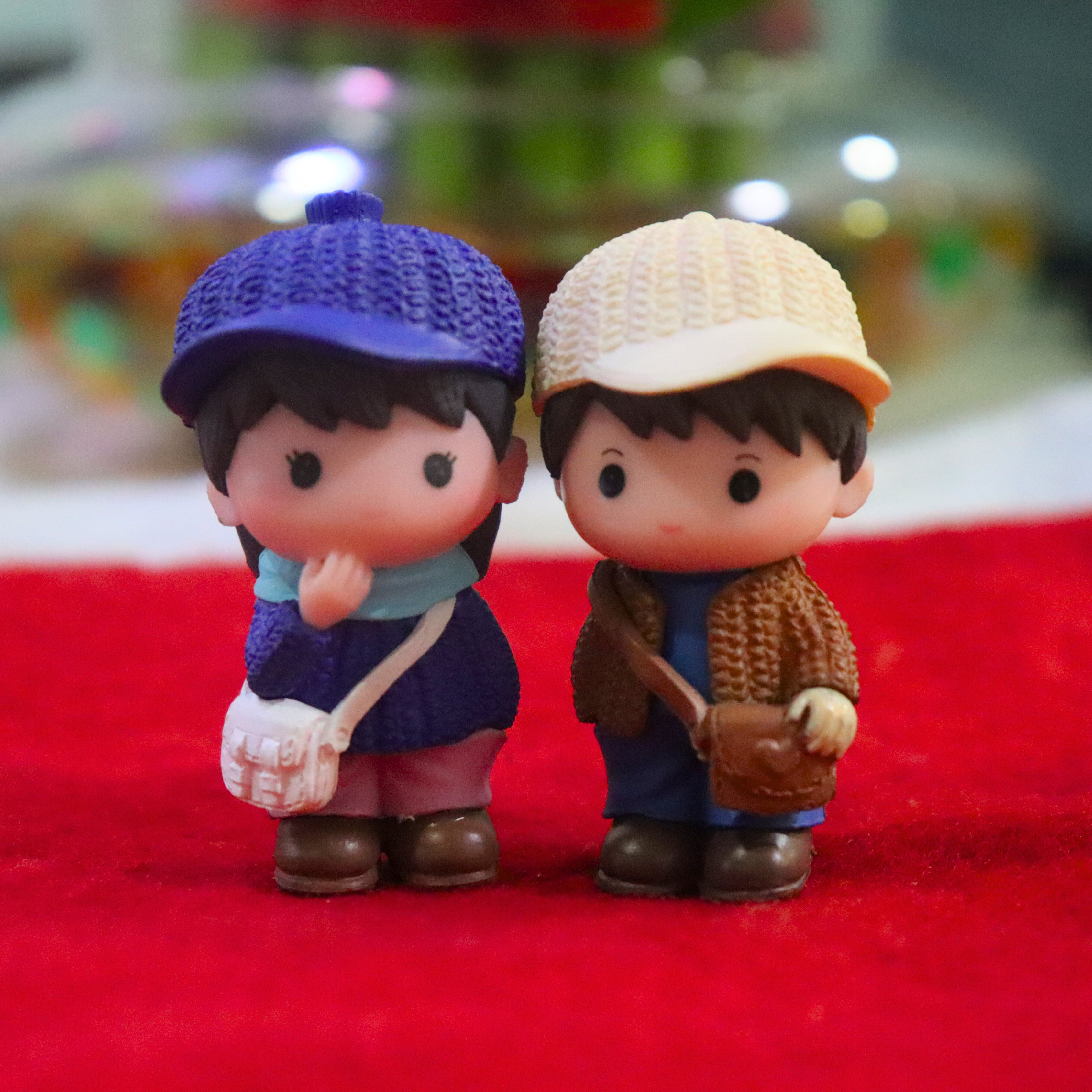 Winter Couple Miniature