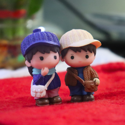 Winter Couple Miniature