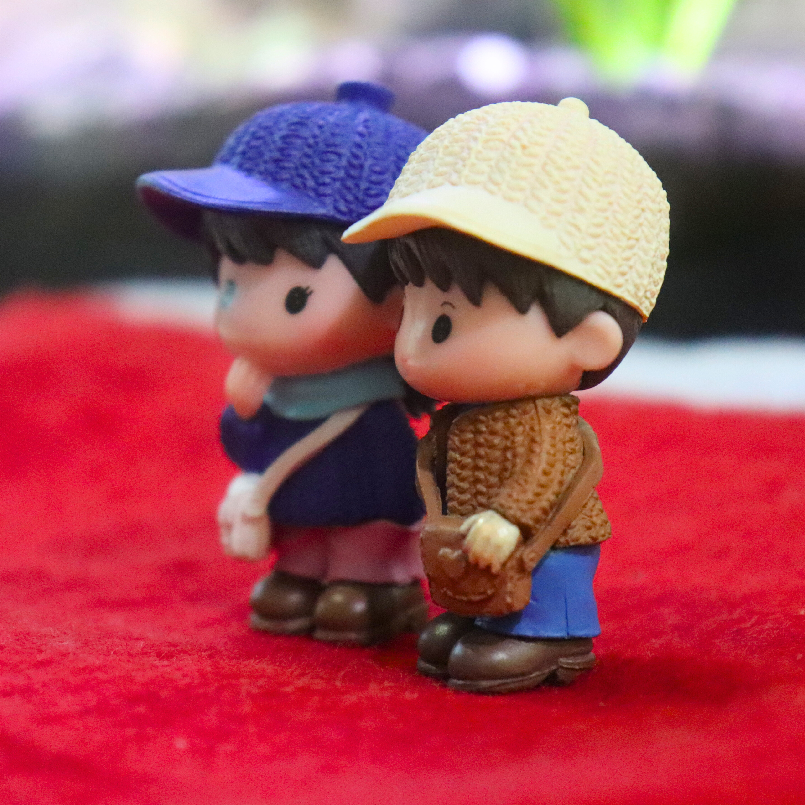 Winter Couple Miniature