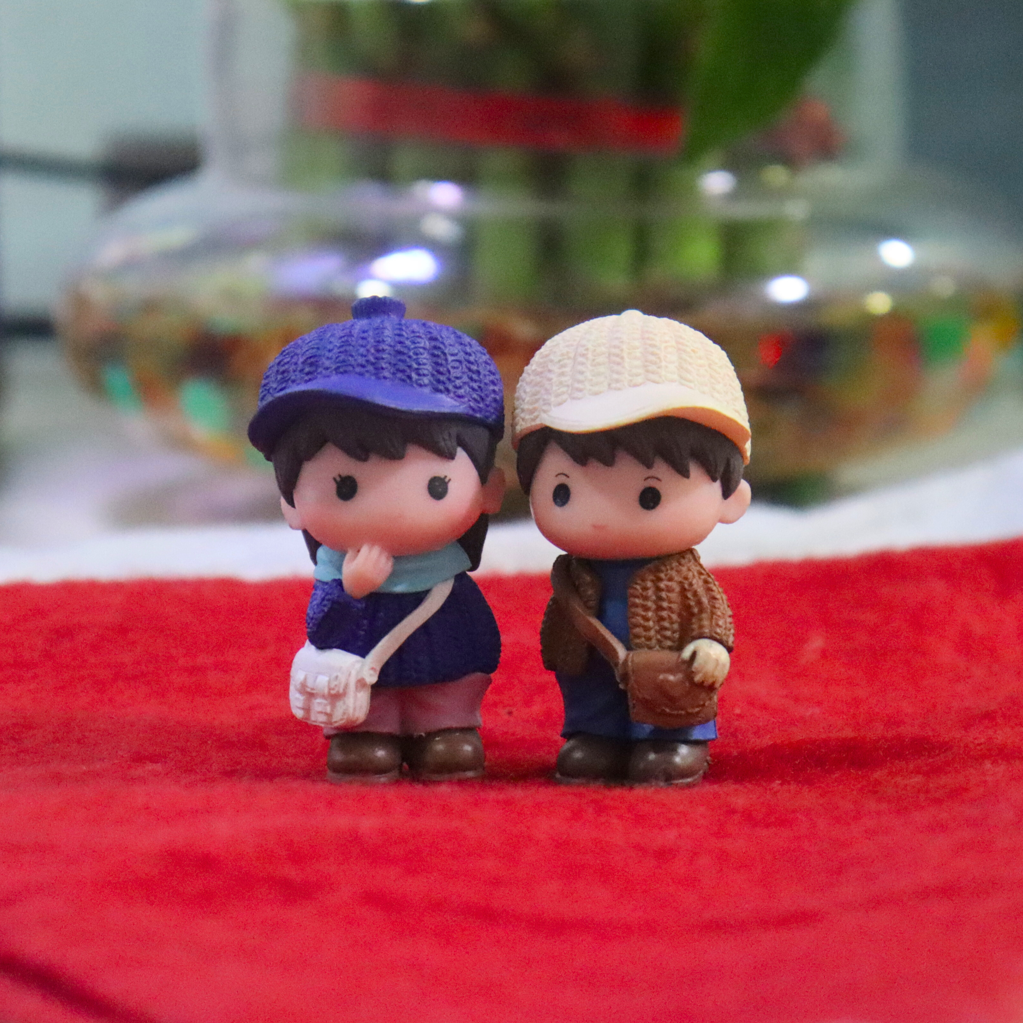 Winter Couple Miniature