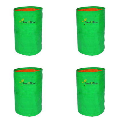 12x24 Inches (1x2 Ft) - 220 GSM HDPE Round Grow Bag