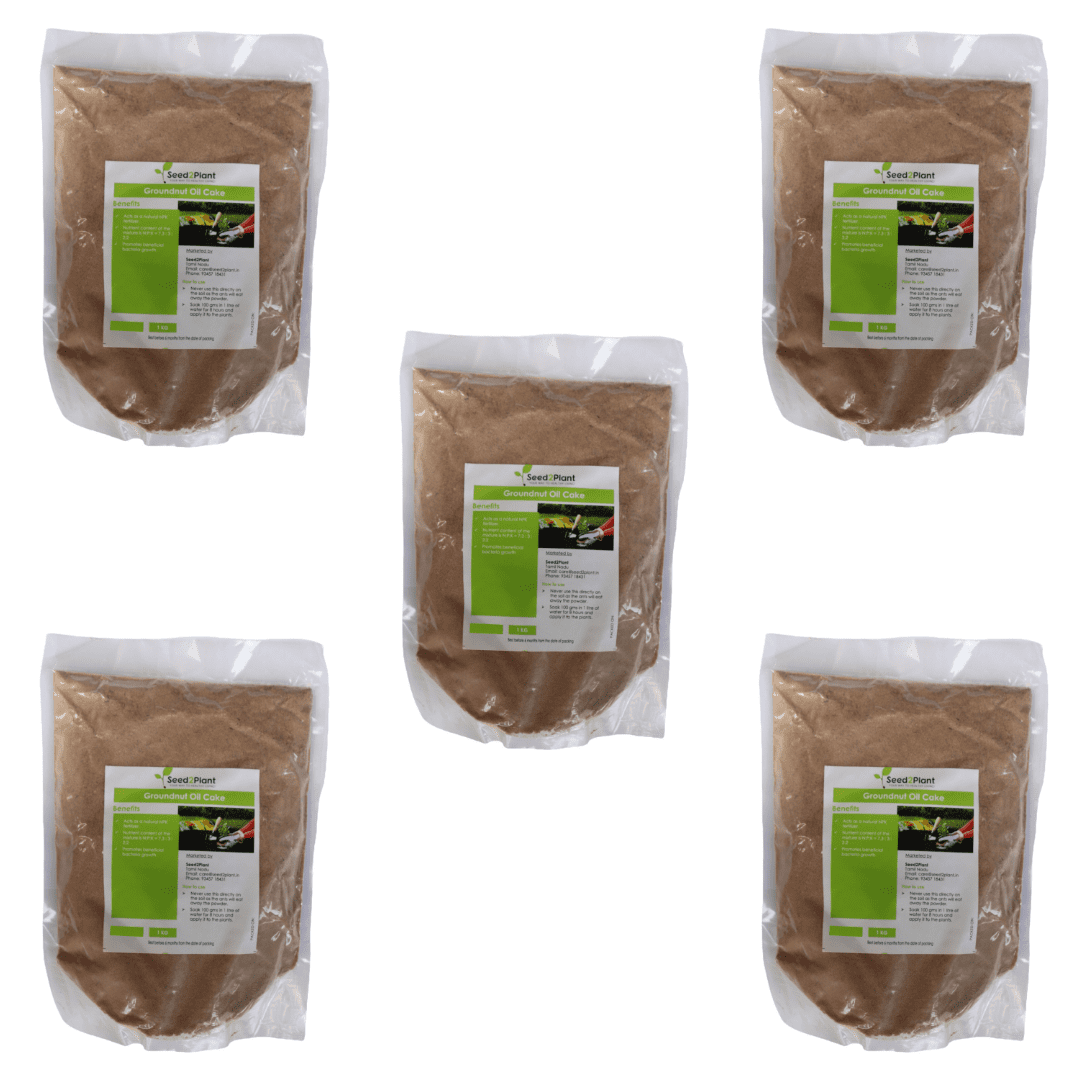 Organic Castor Seed Meal - Fertilizer and Natural Pest Repellent 1 Kg