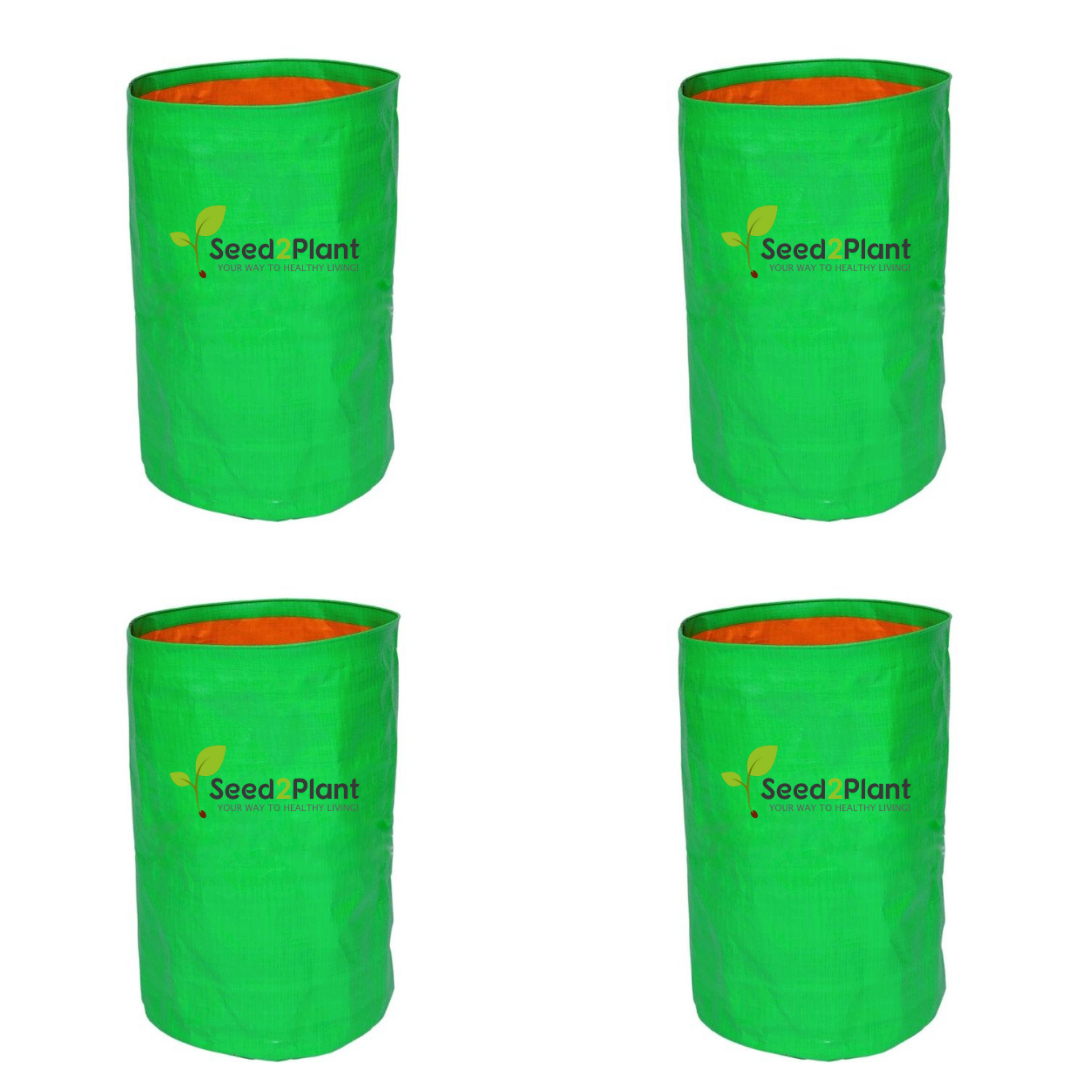 18x24 Inches (1½x2 Ft) - 220 GSM HDPE Round Grow Bag