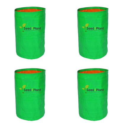 18x24 Inches (1½x2 Ft) - 220 GSM HDPE Round Grow Bag