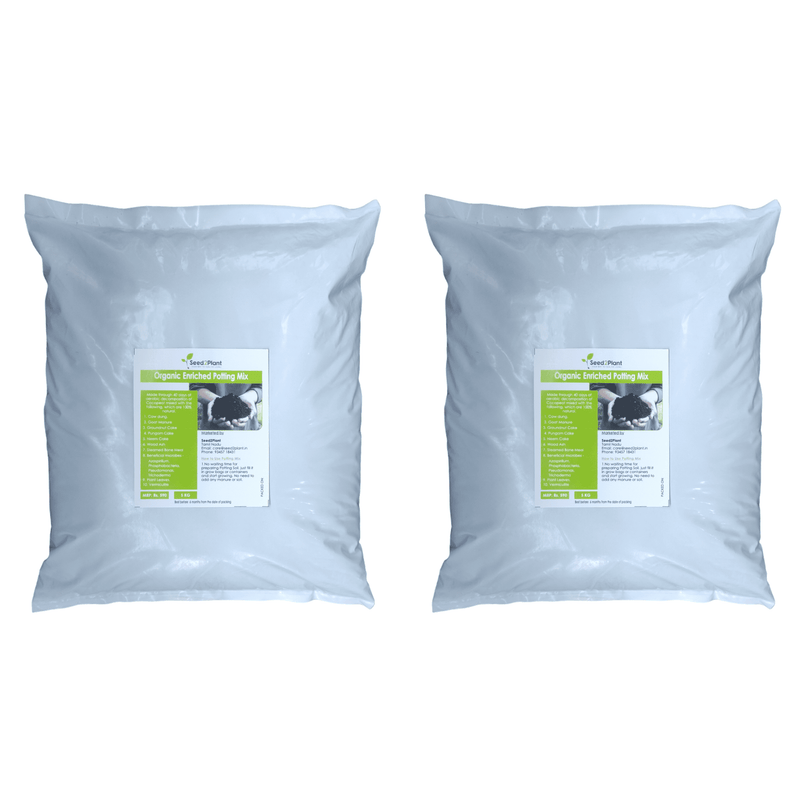 Potting Soil- 100% Organic with 8 Fertilizers and 4 Beneficial Microbes
