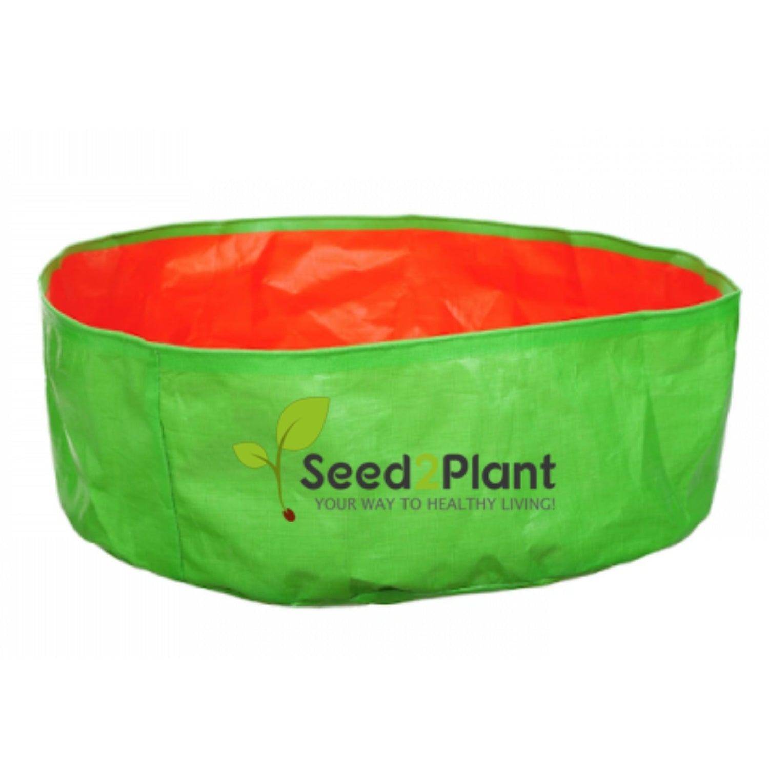 24x6 Inches (2x 1⁄2 Ft) - 220 GSM HDPE Round Spinach Grow Bag