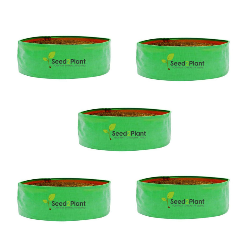24x9 Inches (2x¾ Ft) - 220 GSM HDPE Round Spinach Grow Bag