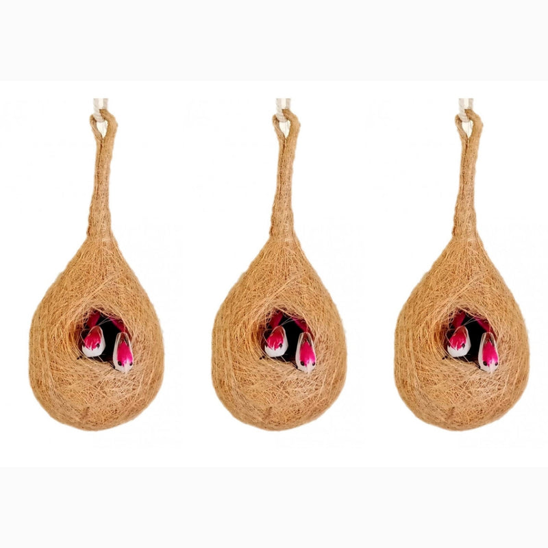 Coir Hanging Bird Nest for Home garden -Single Loop