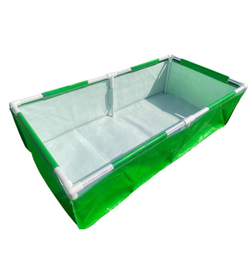 48x24x12 Inches (4x2x1 Ft) - 400 GSM HDPE Rectangular Grow Bag With Supporting PVC Pipes