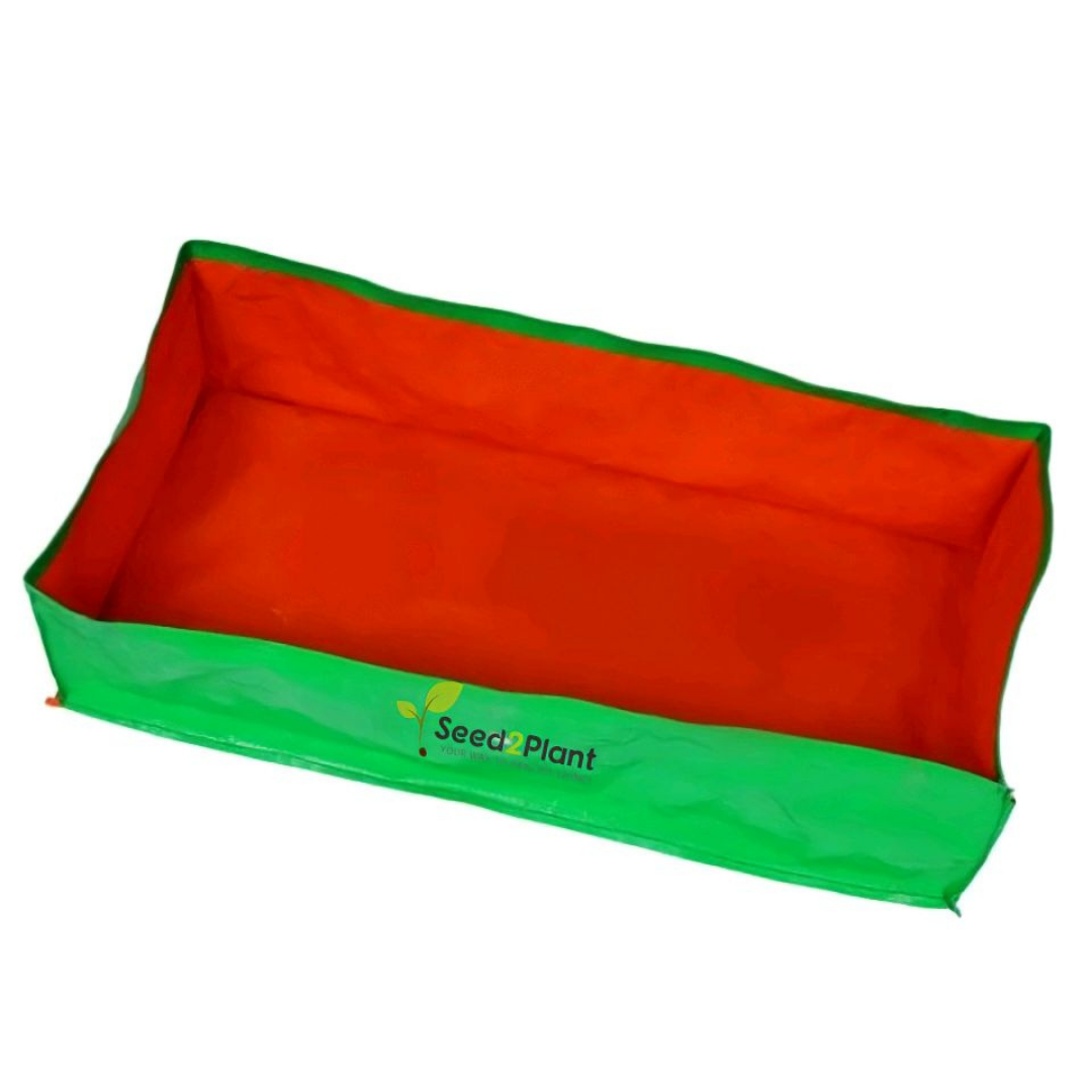 48x24x12 Inches (4x2x1 Ft) - 220 GSM HDPE Rectangular Grow Bag