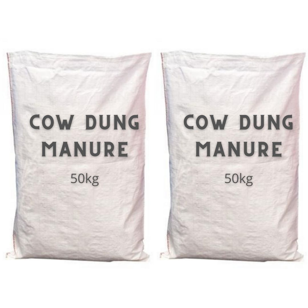 Decomposed Cow Dung Manure - Dried and Powdered - Bulk Pack (25kg and 50kg Sack)